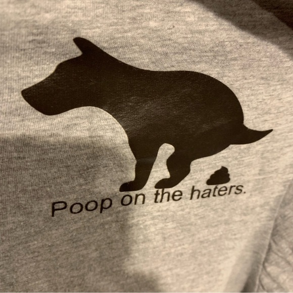 Poop on the Haters Tshirt - Picture 4 of 5